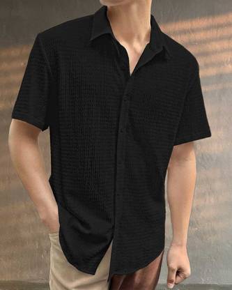 PRAIZY Men Self Design Casual Multicolor Shirt