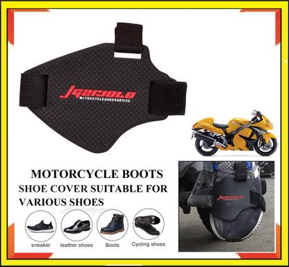HALLOWS AY5_Shoe Protector Gear Shift Scuff Mark Protection Shifter Cover for Motorcycle Silicone black Boots Shoe Cover