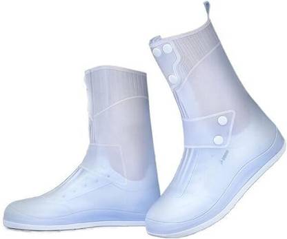 Takositio Rubber Shoe Boot Covers Silicone white Boots Shoe Cover