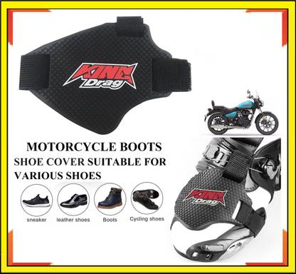 HALLOWS A09_Motorbike Gear Shifter Riding Nonslip Shift Pad Shoe Boot Cover Silicone Silicone black Boots Shoe Cover