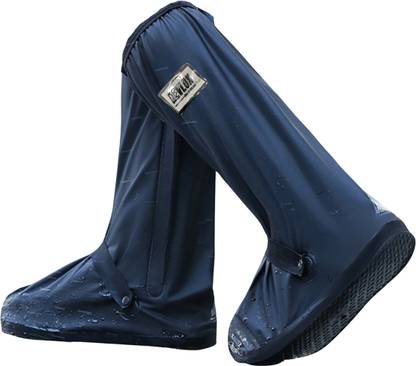 revlox Water proof shoe cover Polyester Black High Ankle Shoe Cover
