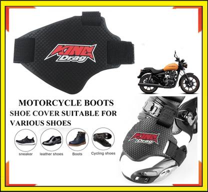 HALLOWS A013_Motorbike Gear Shifter Riding Nonslip Shift Pad Shoe Boot Cover Silicone Silicone black Boots Shoe Cover