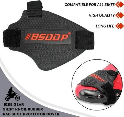 Weyride Gear Shift Shoe Protector Shifter Cover for Motorcycle & Bike Riding_F09 Silicone Black Boots Shoe Cover