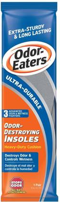 Odor-Eaters Odor-Eaters Ultra Durable, Heavy Duty Cushioning Insoles, 1 pair Fabric Full Length Regular Shoe Insole
