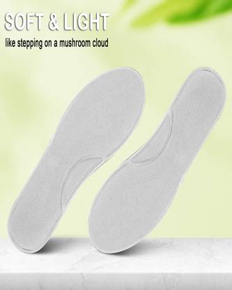 Flow Shoes Memory Foam Shoe Insoles Comfortable Insoles Supports Heel & Arch (Pack of 1) Form Full Length Sports Shoe Insole