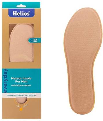 Helios Maseur insole for MenSize-8No Gel Full Length Regular Shoe Insole