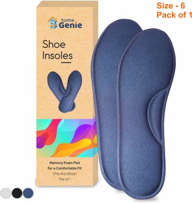 HomeGenie Memory Foam Shoes Insole | shoe Insoles for All Shoes Insole
