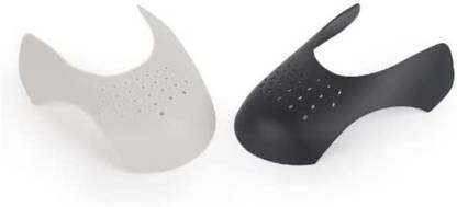 COBLER Crease Protector Shoe Crease Remover Anti Crease for Sneakers 1 Pair Small White Silicone Ball of Foot Regular Shoe Insole