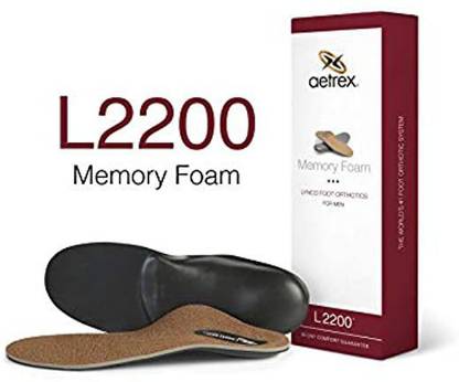 Aetrex Lynco Silicone Arch Orthotic Shoe Insole