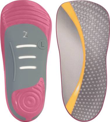 Dr Foot Custom Fit Orthotics | Shock Absorbing | For Men & Women -1 Pair - (Large Size) Fabric Arch Orthotic, Regular Shoe Insole