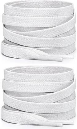 SHOESHINE Flat cotton White FC10 Shoe Lace
