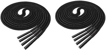 Sheppits Premium Black Formal Shoe Laces Round (Pack of 2 Pairs) Shoe Lace