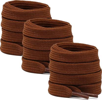 XERUS Shoe lace Brown flat hollow 120cm shoe laces for canvas sneakers shoes Shoe Lace