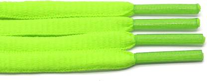 SIA VENDORS Neon 2Pair Oval Shoes laces Round 1/4"Athletic ShoeLaces For Sport/Running Shoes Shoe Lace