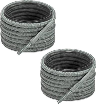 XERUS Shoe Laces Round Light Grey 90cm shoe laces for boot sport hiking KGrey shoes Shoe Lace