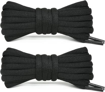 AMAZBIRD 2 Pairs Half Round Shoe Laces for Sneakers Shoe Lace