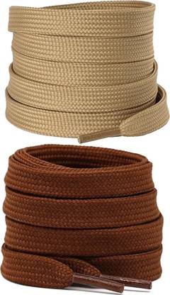house of common Shoe Laces Flat Camel Tan Brown 150cm shoe lace for Sneakers Canvas shoes Shoe Lace