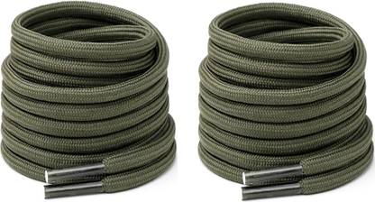 XERUS shoe lace Round Army Green 120cm 2pair boot hiking sport Shoe Lace