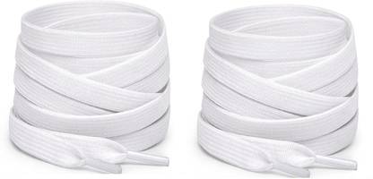 XERUS Shoe Laces White Flat 120cm shoe laces for canvas sneakers White shoes Shoe Lace