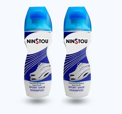 NINSTOU Pack of 2 sport shoe shampoo, sport shoe cleaner for synthetic leather,PU,rubber Sports, Synthetic Leather Shoe Renovator