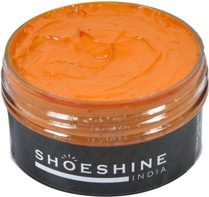 SHOESHINE TAN shoe cream for all Smooth Leather 50ml Leather, Synthetic Leather Shoe Cream