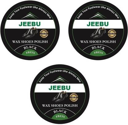 JEEBU Leather Office Shoe Black Polish, Cream 40gm Protects Against Dirt & Dust Leather Shoe Cream