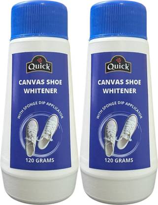 Quick Shoe Whitener with Improved Formulation & Stain Remover ( 120ml Each Pack of 2 ) Canvas Shoe Liquid Polish