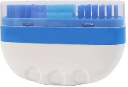 BYKOINE Shoe Cleaning Kit Stain Remover Cleansing Liquid With Magic Sponge Canvas Shoe Liquid Polish