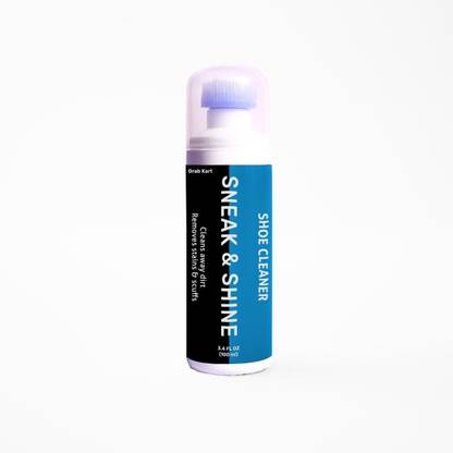 Grab Kart Shoe Cleaning Kit w/ Brush Cleaner for Sneakers, Cleaning Solution All Shoe Type Canvas, Sports Shoe Cleaner