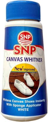 SNP Canvas Shoe Polish Whitner (Pack of 1) 120ml Canvas Shoe Liquid Polish