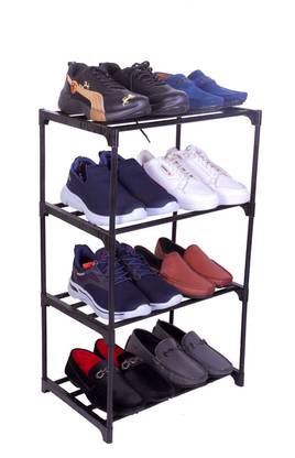 Reom Enterprise Reom Enterprise Heavy PVC pipe shoe rack stand Plastic Shoe Stand (Black, 4 Shelves, DIY(Do-It-Yourself)) deal from flipkart Reom Enterprise Reom Enterprise Heavy PVC pipe shoe rack stand Plastic Shoe Stand (Black, 4 Shelves, DIY(Do-It-Yourself)) deal from flipkart