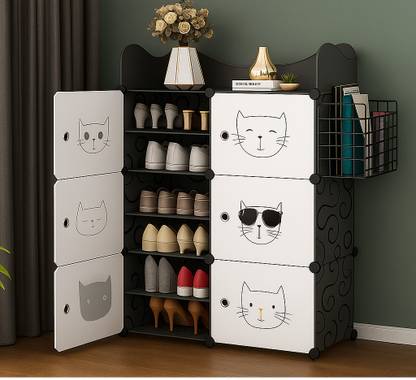 Keekos Plastic Collapsible Shoe Stand