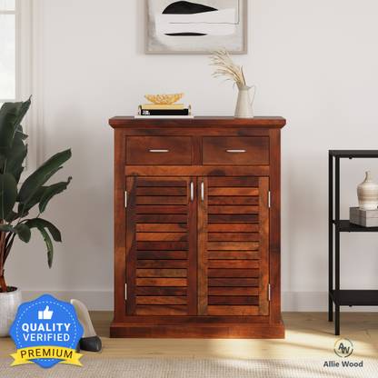 Allie Wood Sheesham Solid Wood Shoe Rack