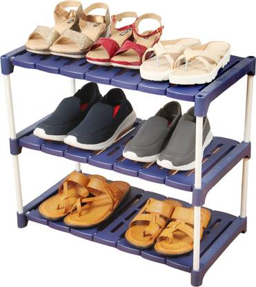 Novatic Joota/Chappal/Sandal/Slipper/Footwear/sneakers/Shoes Rack Stand For Home Office Plastic, Metal Shoe Stand