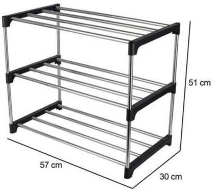 Daraz Multipurpose Steel Shoe Rack, Adjustable Shoe Shelf Storage Metal Shoe Stand