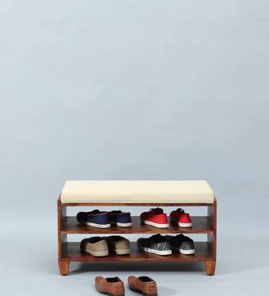 UK FURNITURE Sheesham Wood Shoe Cabinets Storage Table for Home & Office Furniture Solid Wood Shoe Rack