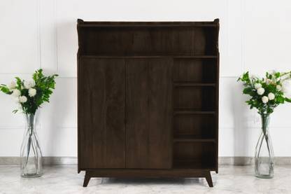 THE ATTIC Solid Wood Shoe Rack