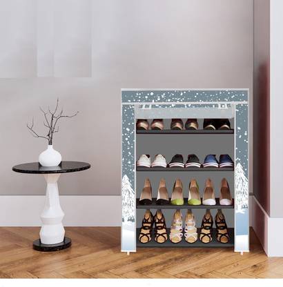 PAffy Metal Collapsible Shoe Stand