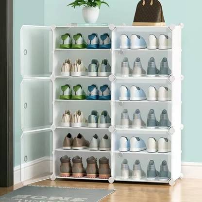 Sampri Shoes Rack accessories cover door jointer kytaste metal organiser plastic Metal Collapsible Shoe Stand