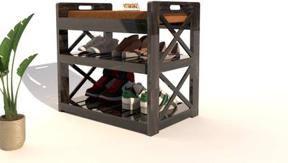 SARARTH Solid Wood Shoe Rack