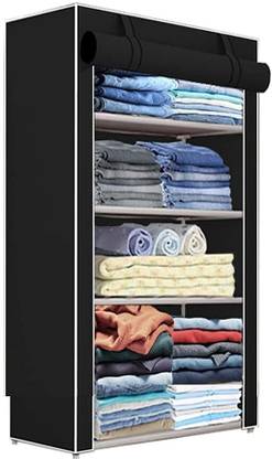 DEMARK Multipurpose shoe rack/Wardrobe PVC Plastic Pipes with cover Plastic Shoe Stand