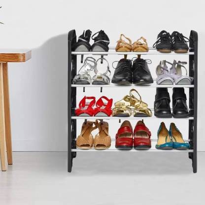 ANTHEM Shoe Rack Stand 12 Pair Shoe Organizer Shoe Stand Plastic Shoe Stand