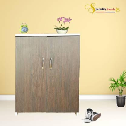 SPECIALITY PANELS 2 Doors Multipurpose Cabinet with 10 years guarantee against Borer & Termites Engineered Wood Shoe Rack