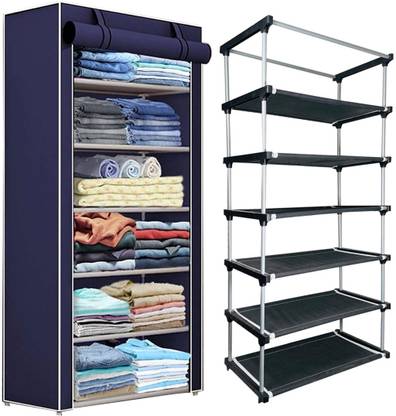 QURACK Shoe Rack Stand for Home Multipurpose Storage Organizer Plastic Collapsible Shoe Stand