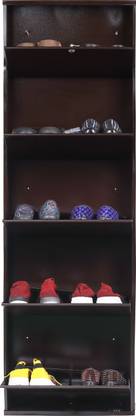 Jaimini Space-Saving 19 Inches Wide Wall-Mountable with Lock & Key for Home and Outdoor Metal Shoe Rack