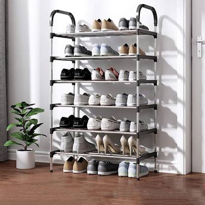 SAISAP SAISAP 6-LAYER CARBON STEEL BLACK SHOESTAND Metal Collapsible Shoe Stand