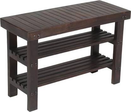 Wakefit Geta Solid Wood Shoe Rack