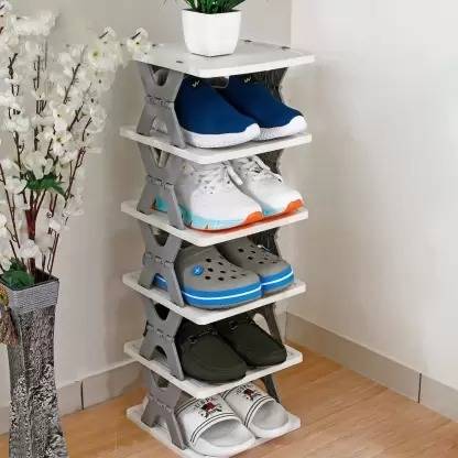 Namo Enterprises. Shoes Rack for 6 slaves Plastic Shoe Rack