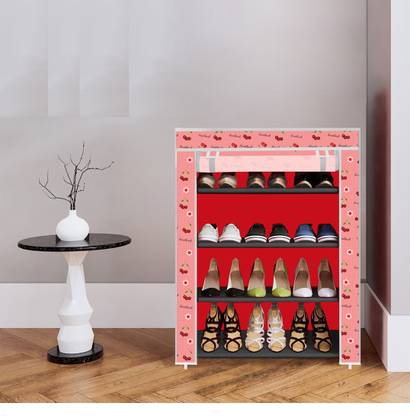 Chalia Plastic Collapsible Shoe Stand