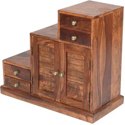 SHEESHAMIYA Solid Sheesham Wood Shoe Rack Solid Wood Shoe Rack
